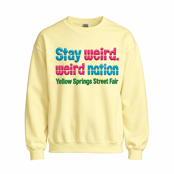 Sweater from Yellow Springs Street Fair.